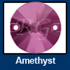 Swarovski 3200 Rivoli Sew On Amethyst